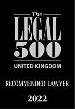 Legal 500 Recommended Lawyer 2022