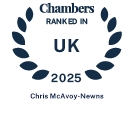 Chambers Ranked In UK 2025 Chris Mckavoy-Newns