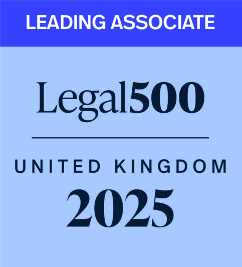 Leading Associate Legal500 United Kingdom 2025