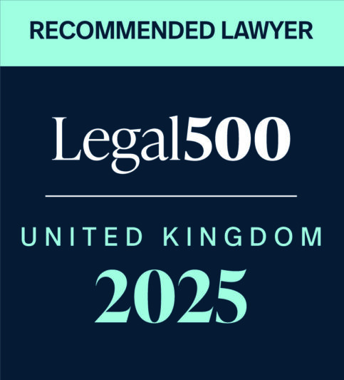 Recommended Lawyer Legal500 United Kingdom 2025